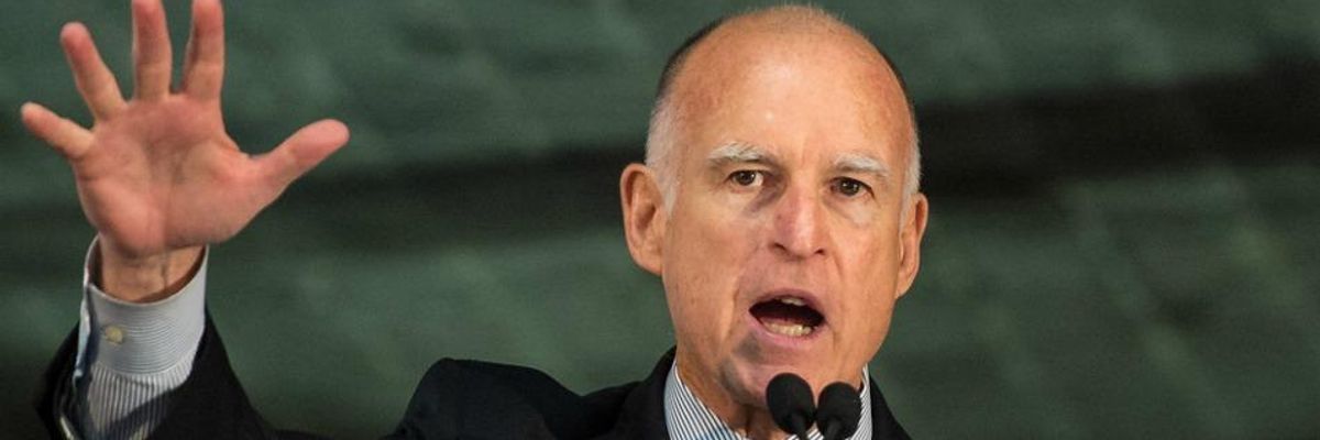 California Governor Brown Issues Call for Climate Action to Prevent 'Potentially Catastrophic' Changes