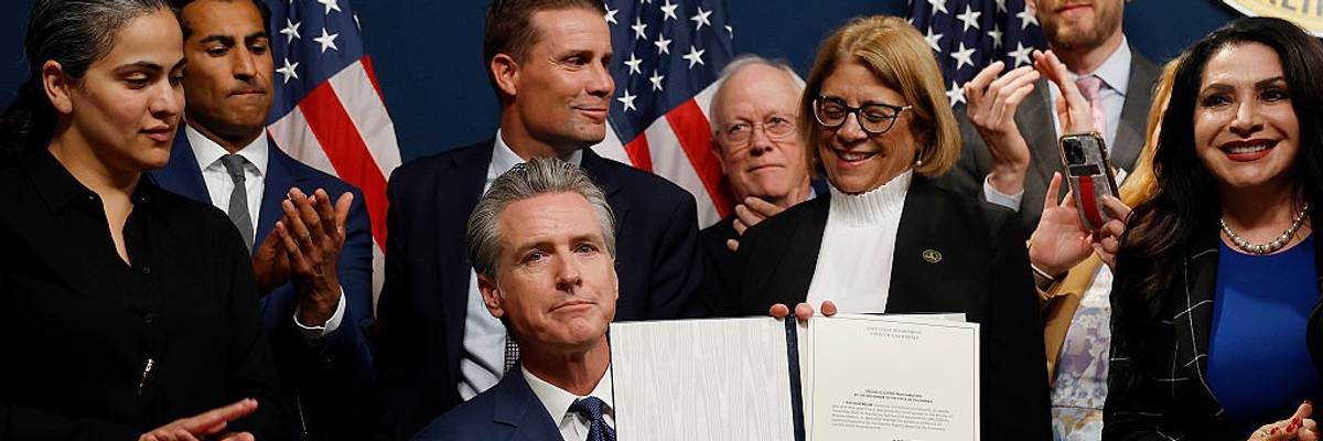 California Gov. Newsom Leads Democratic Redistricting Plan In The State