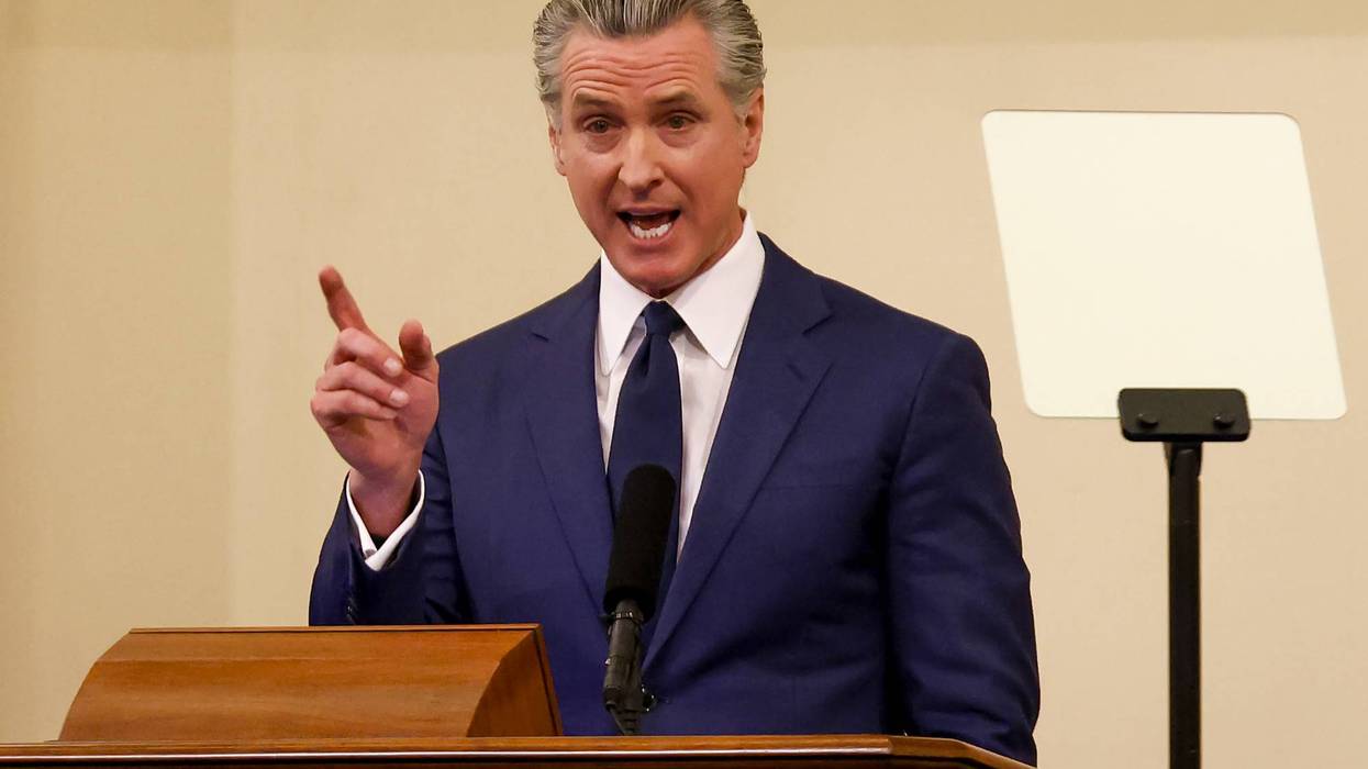 California Govern Gavin Newsom Delivers State Of The State Address In Sacramento