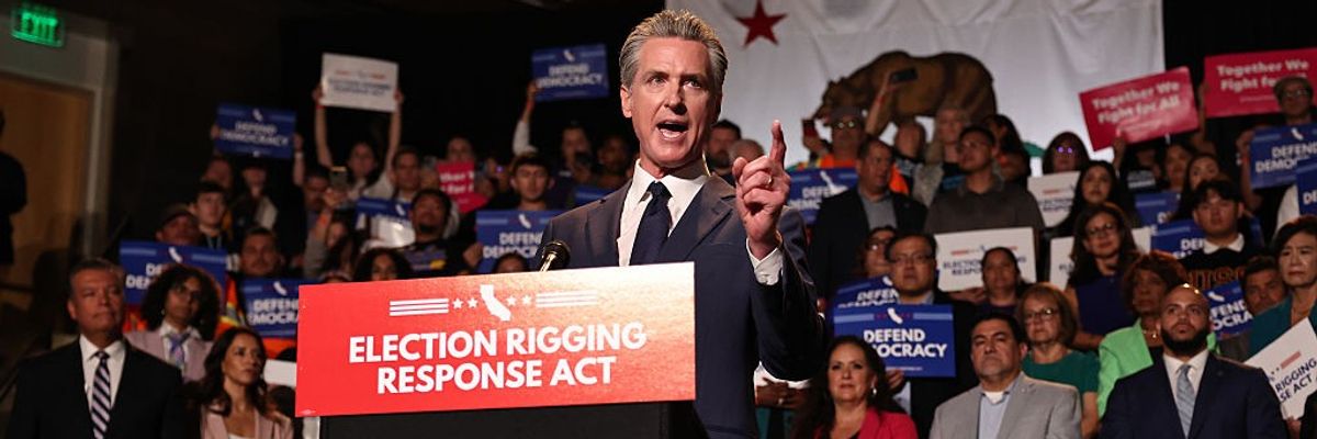 California Governor Newsom Makes Announcement On Gerrymandering In Response To Trump's Efforts In Texas
