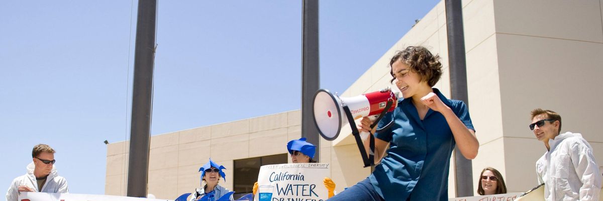 California offshore fracking protest