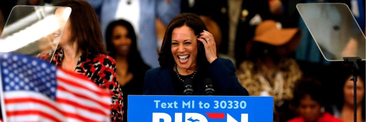 In 'Battle for the Soul of This Nation,' Biden Names Kamala Harris as Vice Presidential Running Mate