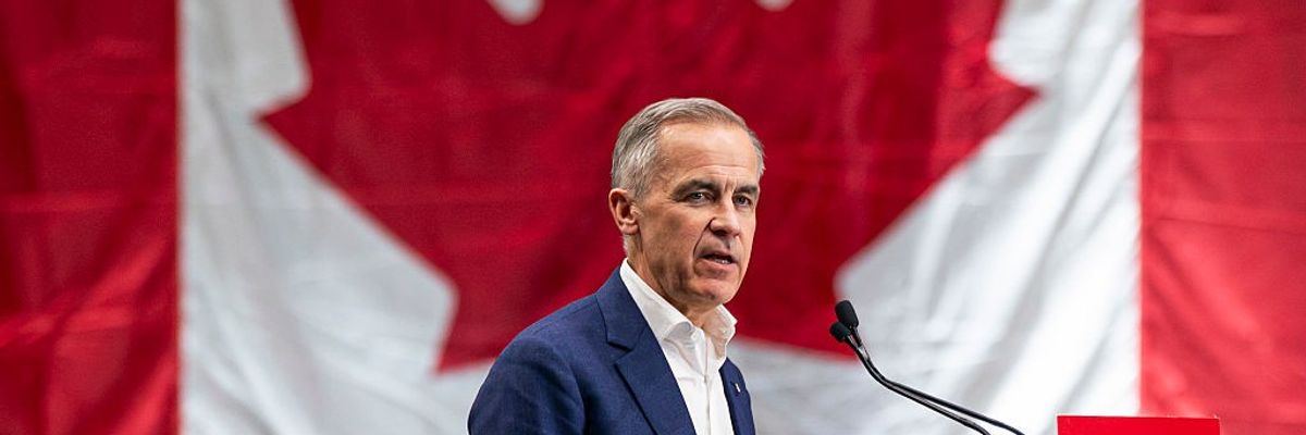 Canada's Liberal Party Leader Mark Carney Holds Rally In Surrey, B.C.