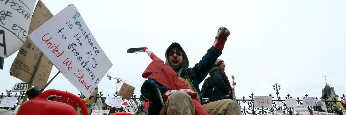 Canada trucker protest