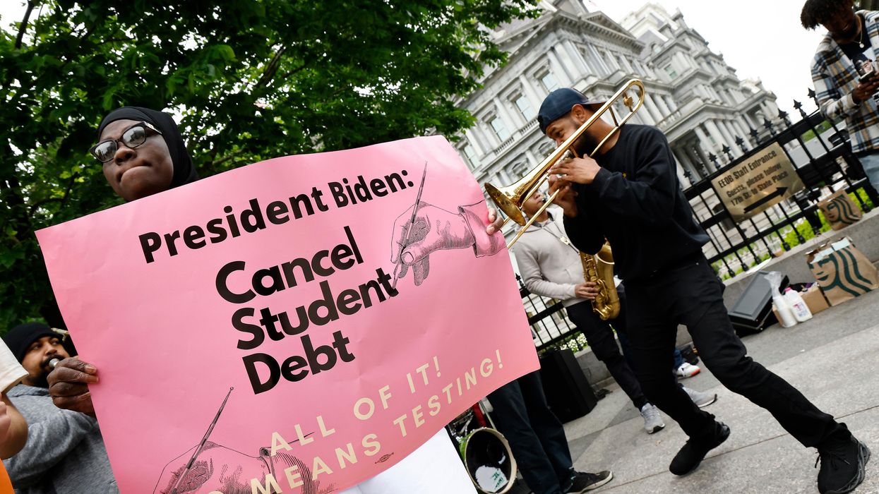 'Cancel Student Debt' poster