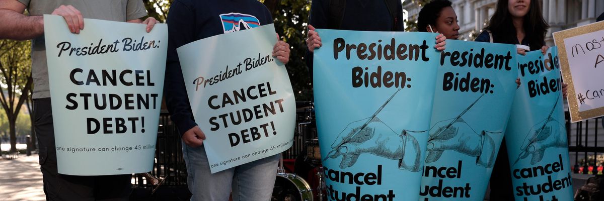 Cancel student debt protest