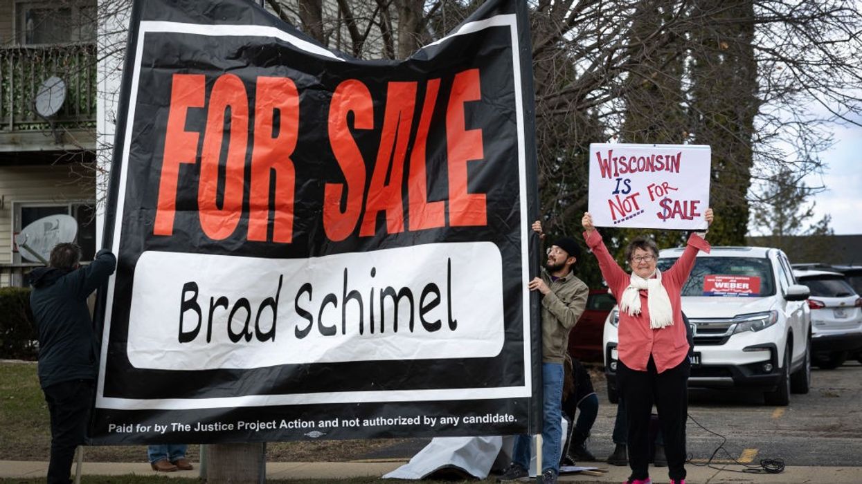 Candidate For Wisconsin Supreme Judge Brad Schimel Campaigns Throughout The State