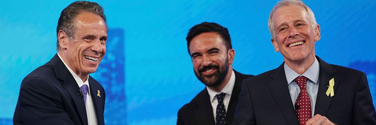 Candidates Participate In The New York City Democratic Mayoral Primary Debate