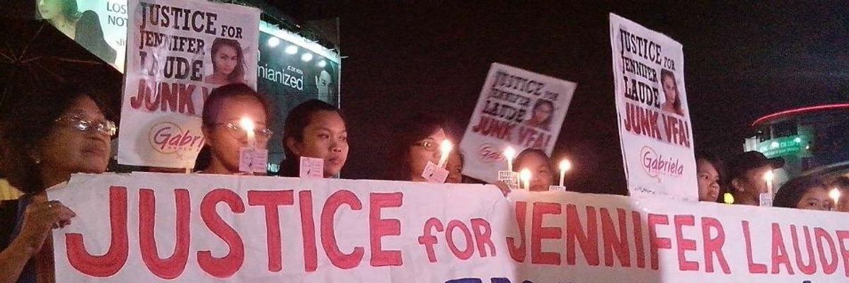 'Justice for Jennifer': Protests Sweep Philippines Following US Marine's Alleged Murder of Transgender Woman
