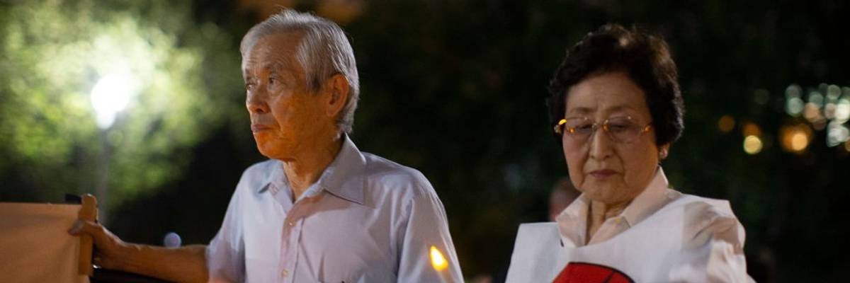 Candlelight Vigil At White House Commemorates Anniversary Of Nagasaki Bombing