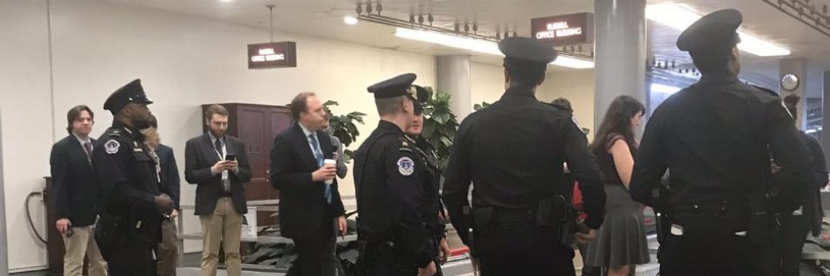 "It's What Happens in a Totalitarian Regime": Capitol Police Slammed for "Disturbing" Physical Attacks on Reporters