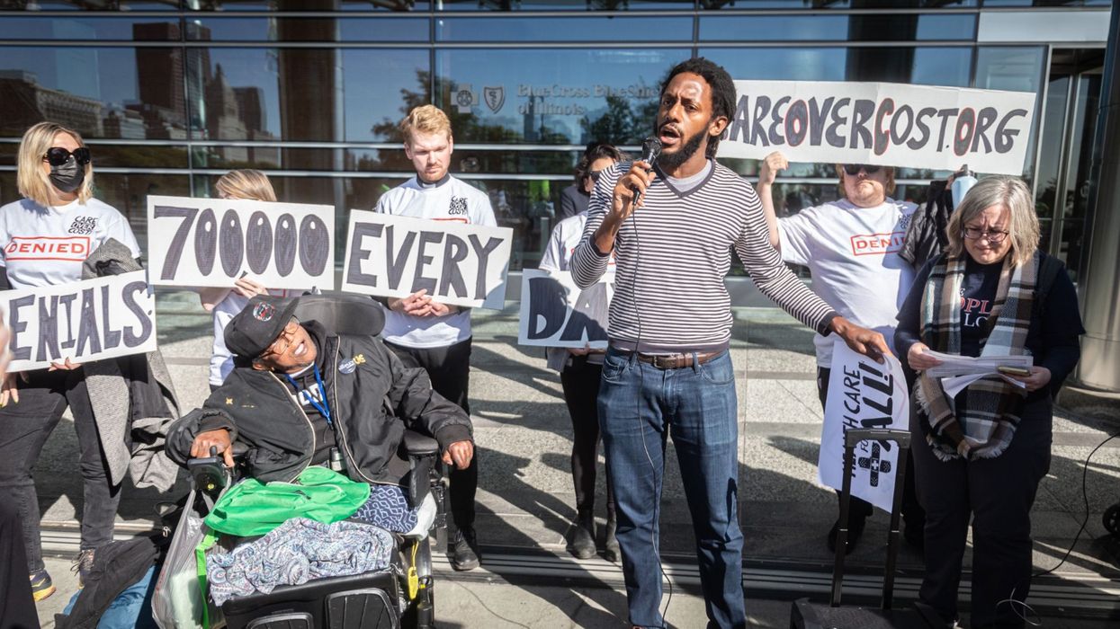 Care Over Cost protests insurance company coverage denials in Chicago