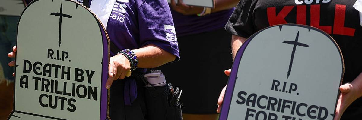 Care Workers Denounce Impact Of Republican Medicaid Cuts