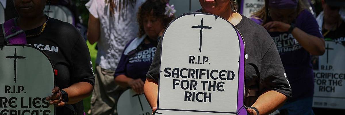 Care Workers Denounce Impact Of Republican Medicaid Cuts