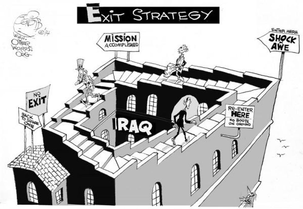 (Cartoon: Khalil Bendib / OtherWords.org)