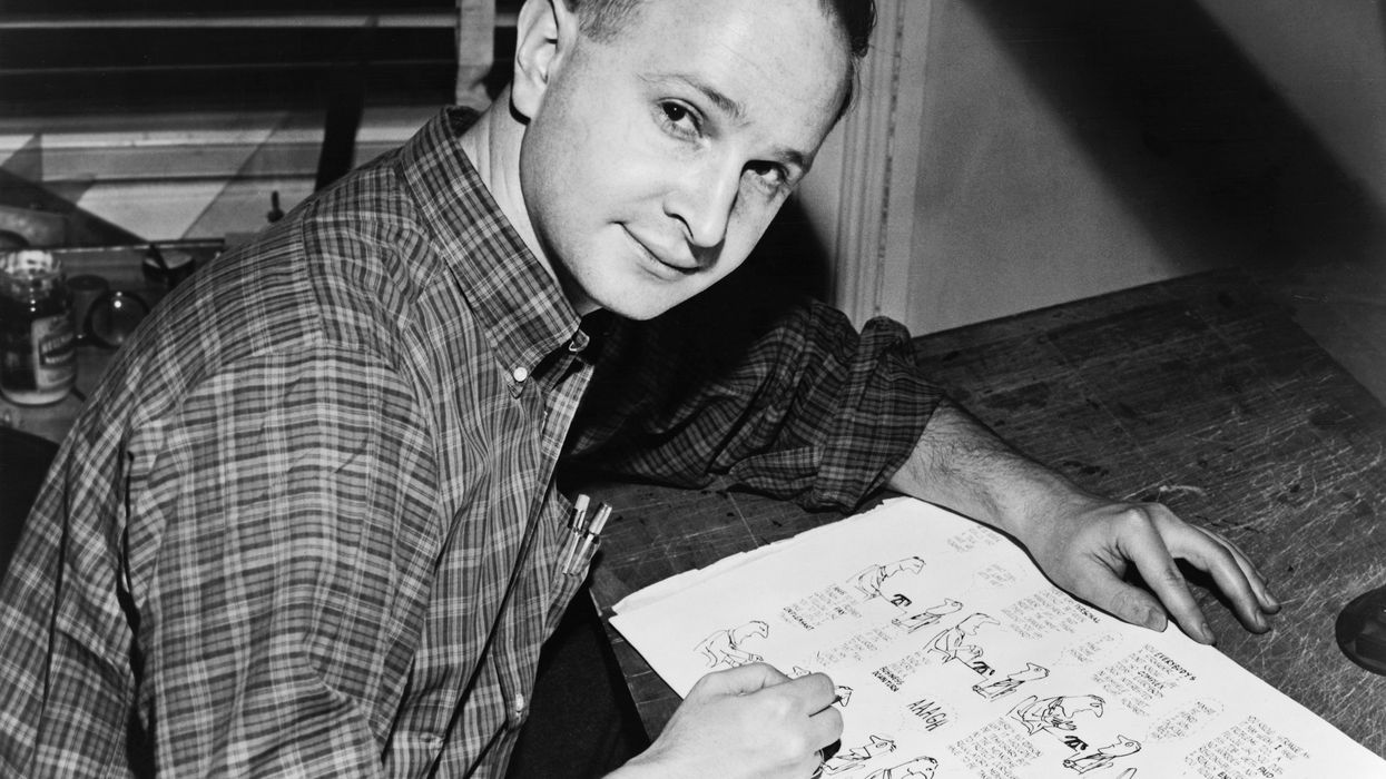 Cartoonist Jules Feiffer
