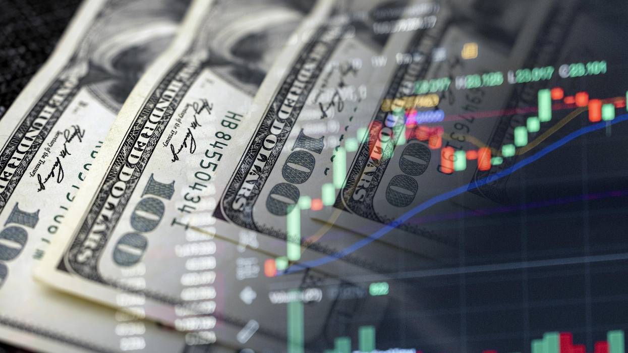 Cash dollars and stock market indicators