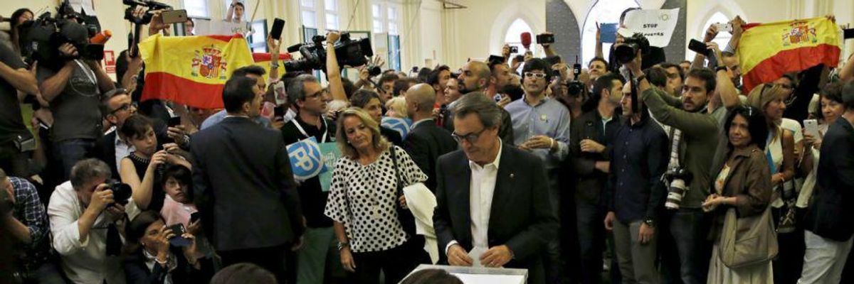 Independence Parties Projected to Win Historic Catalonia Vote