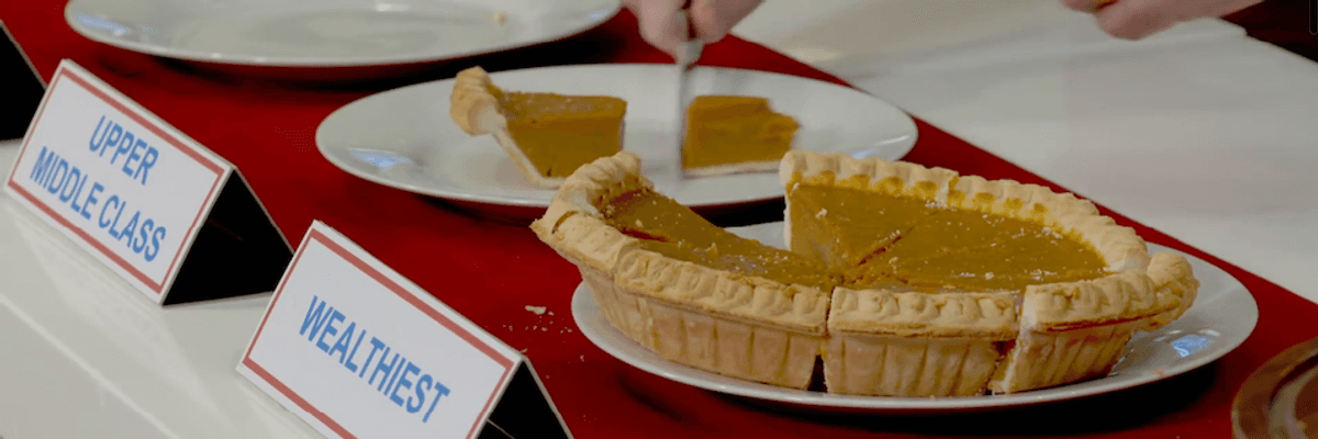 Watch: News Anchor Shows Americans Real Size of Wealth Gap--Using American Pie