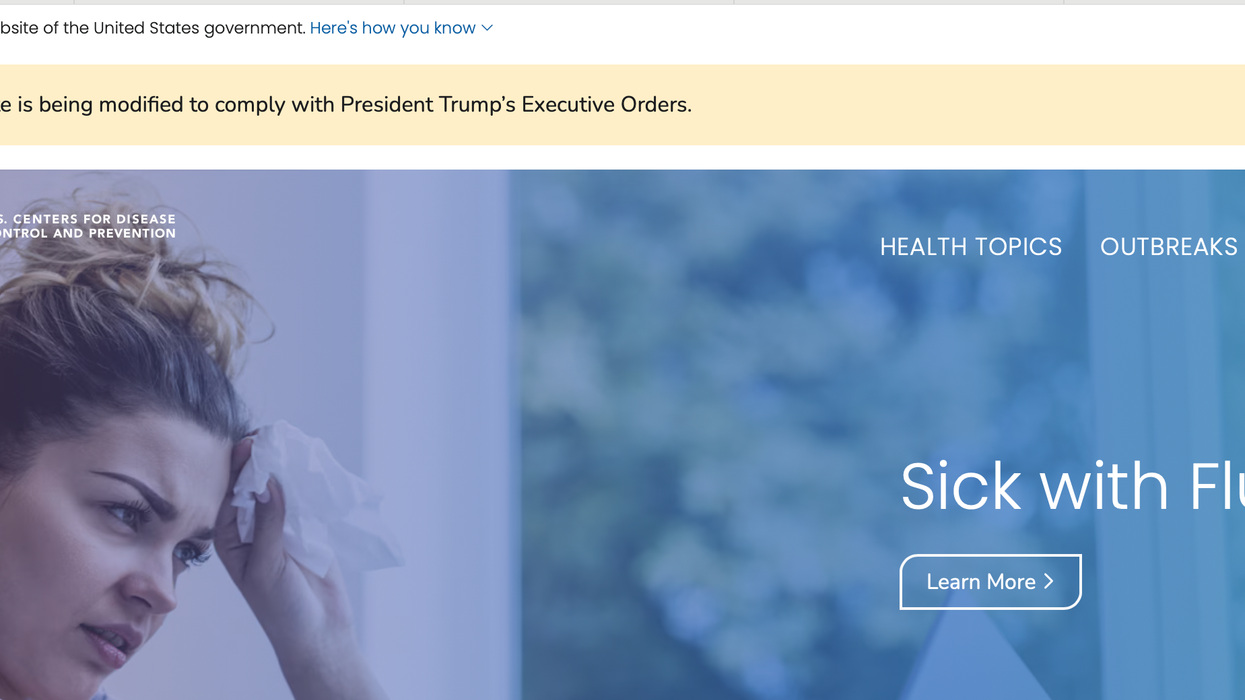 CDC website screeengrab.