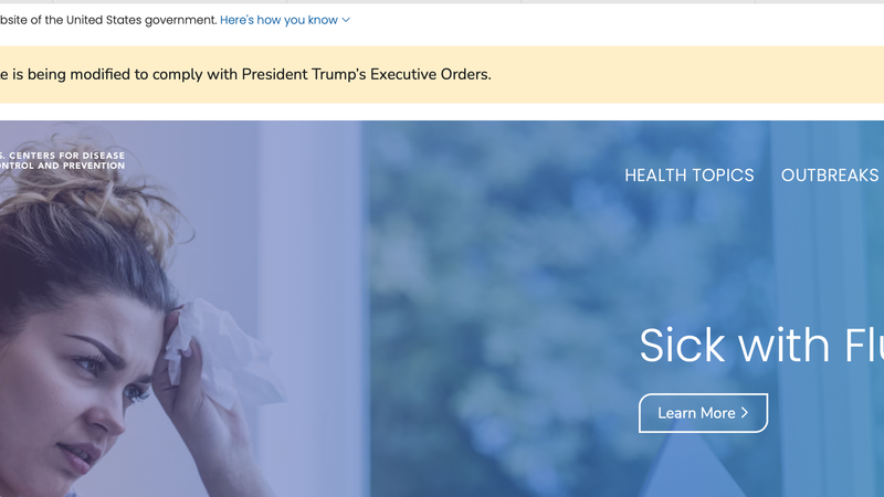 CDC website screeengrab.