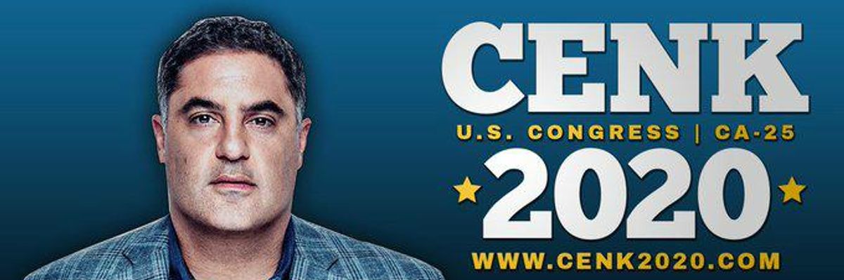 Vowing to Take on the 'Greedy, Corrupt Donor Class,' Young Turks Founder Cenk Uygur Announces Congressional Bid