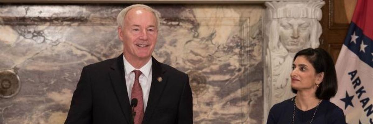'Needless and Ideologically-Driven Cruelty': Arkansas to Become First State to Implement Trump's Assault on Medicaid