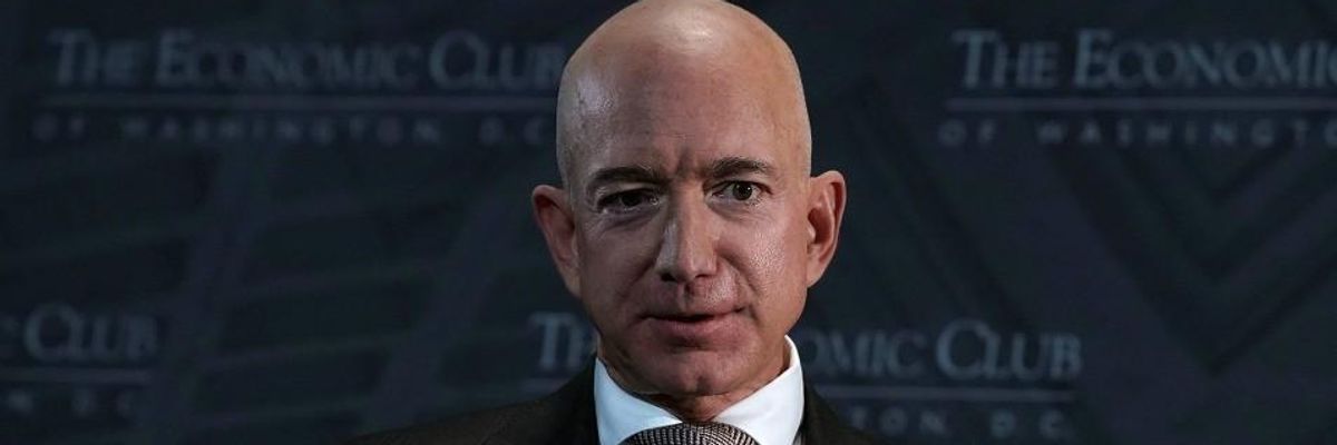 As Poor and Working Class in US Face Financial Cliff, Bezos Grew Record-Setting $13 Billion Richer on Monday