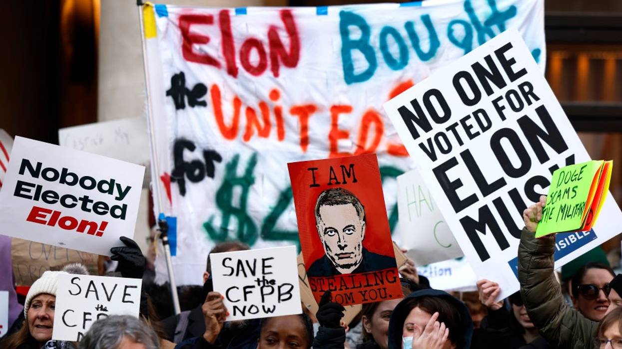 CFPB protest aimed at Elon Musk