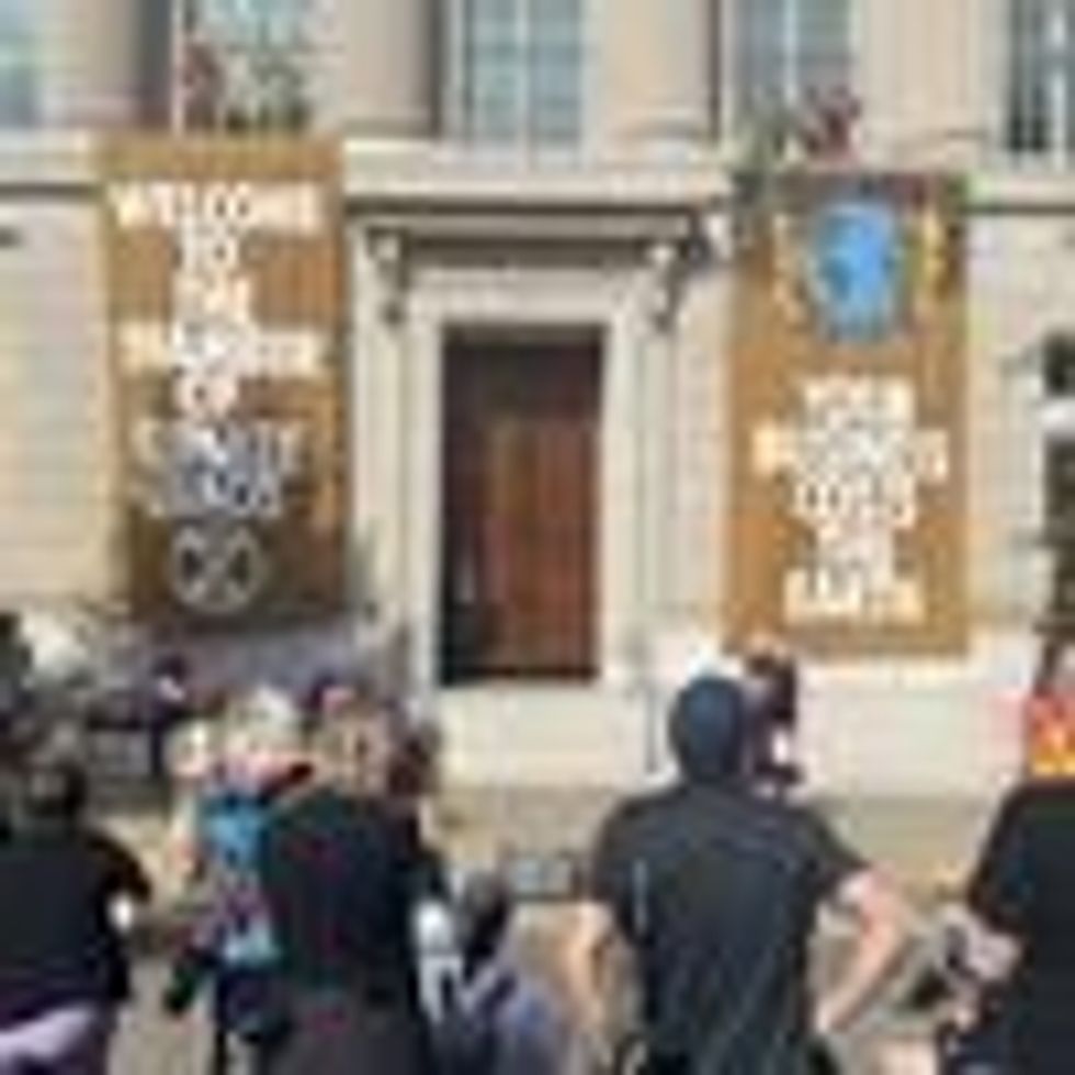 Chamber of Commerce protest