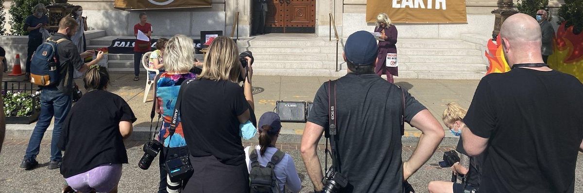 Chamber of Commerce protest