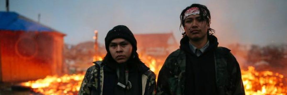DAPL Opponents Vow to 'Rise' From Ashes of Oceti Sakowin and Keep Fighting