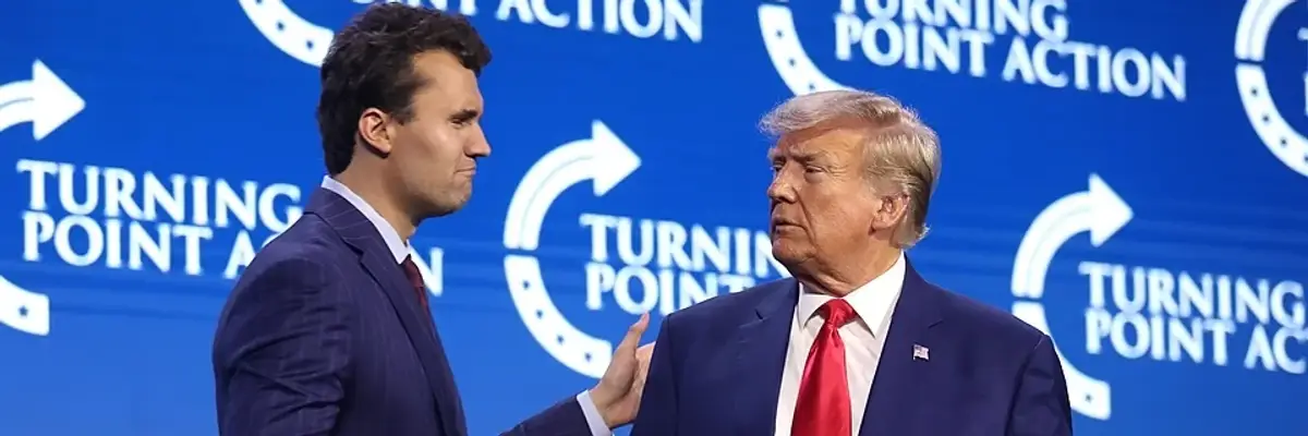 Charlie Kirk and Donald Trump