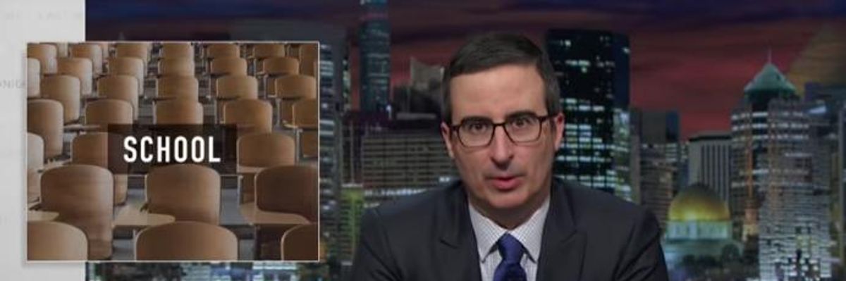 Diane Ravitch to Readers: Don't Let Charter Industry Silence John Oliver