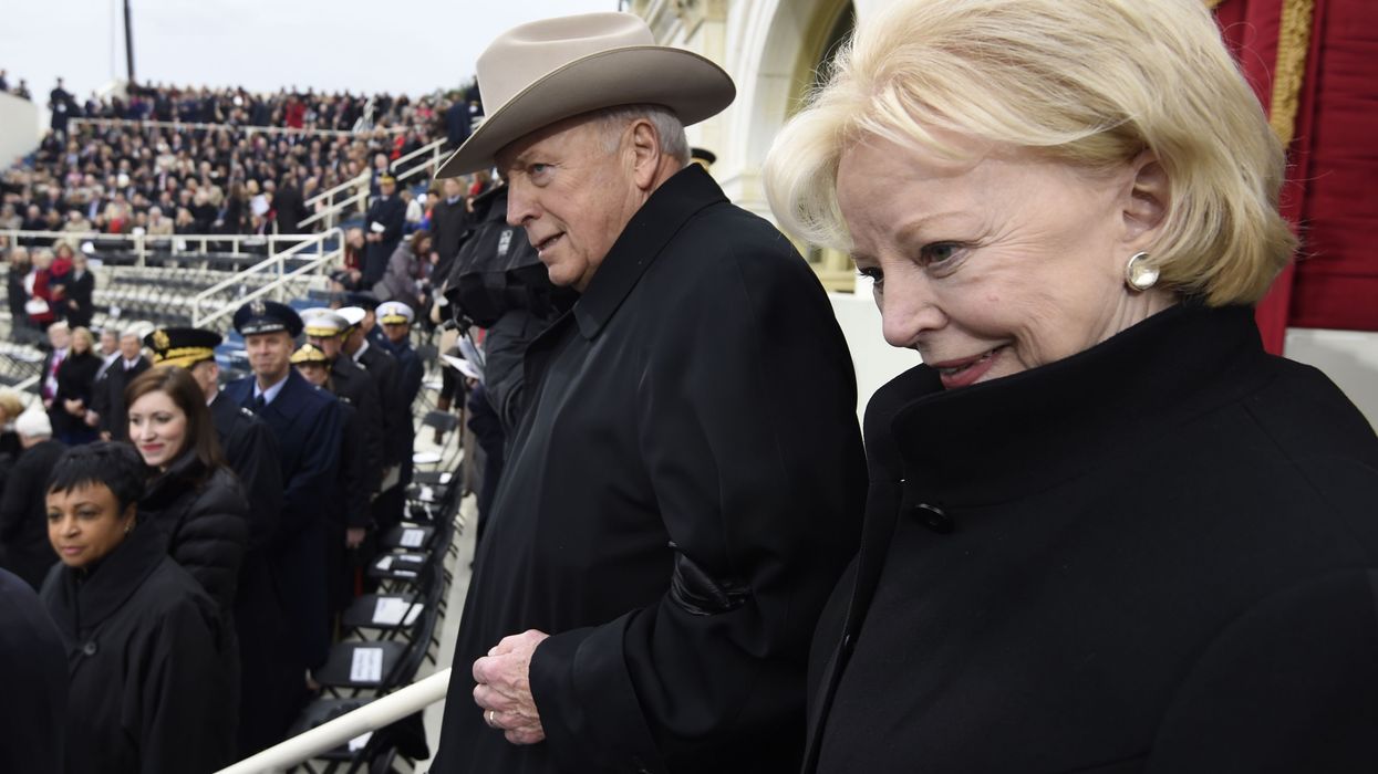 Cheney at Trump's first inauguration.