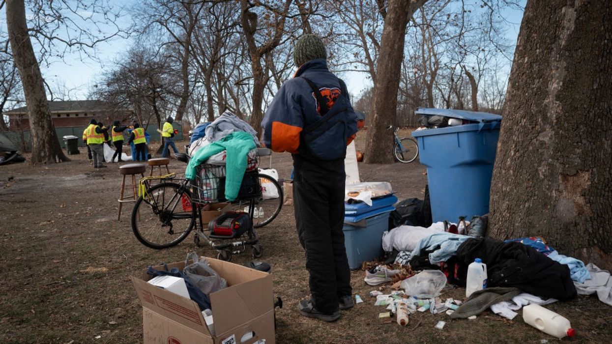 Chicago Clears Homeless Encampment In Park