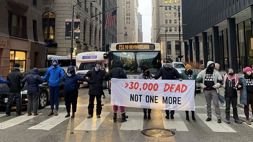 Chicago demonstrators