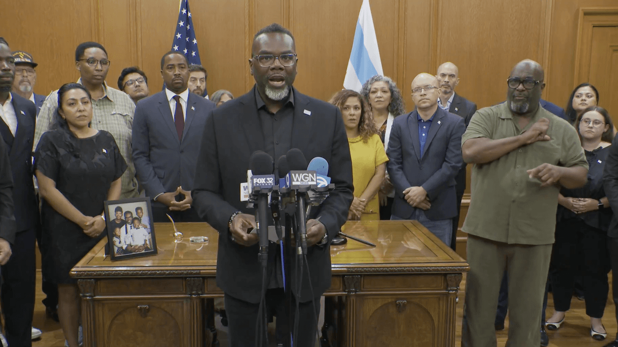Chicago Mayor Brandon Johnson