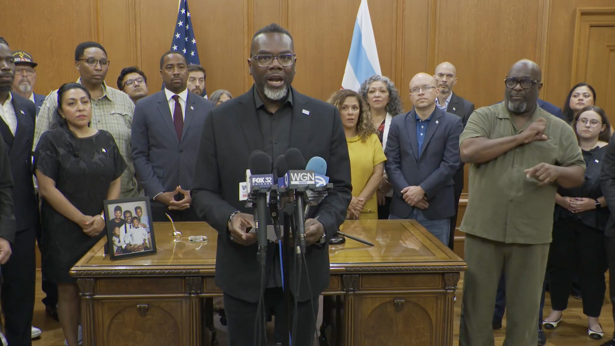 Chicago Mayor Brandon Johnson