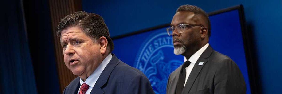 Chicago Mayor Johnson And IL Governor Pritzker Address Reports Of Federal Deployments To The Chicago