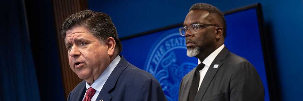 Chicago Mayor Johnson And IL Governor Pritzker Address Reports Of Federal Deployments To The Chicago