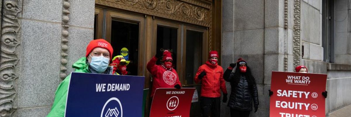 Chicago Teachers Union Members Take Stand Against Unsafe School Conditions