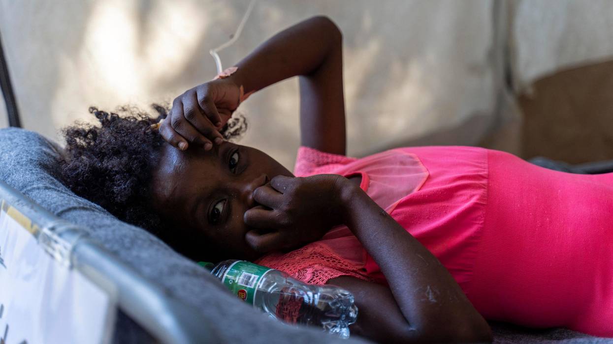 child with cholera