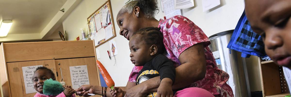 Childcare worker Debbie James-Dean