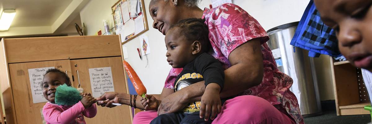 Childcare worker Debbie James-Dean