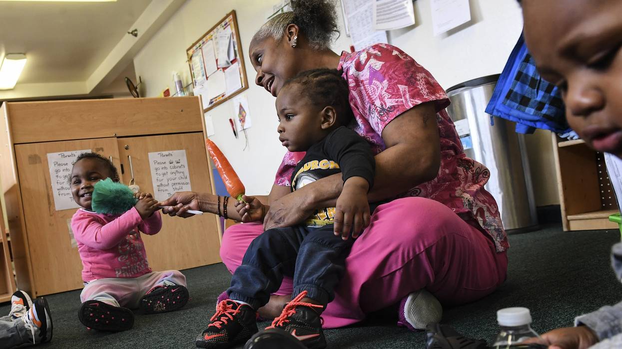 Childcare worker Debbie James-Dean