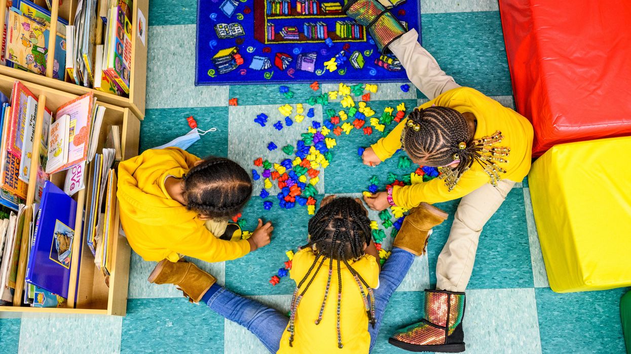 Children at daycare center