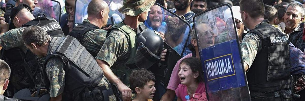 War Refugees Trapped, Under Fire Trying to Enter Macedonia