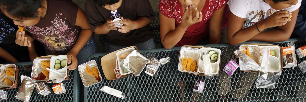 Omnibus Spending Bill Boosts School Lunches--By Cutting Pandemic-Era SNAP Benefits
