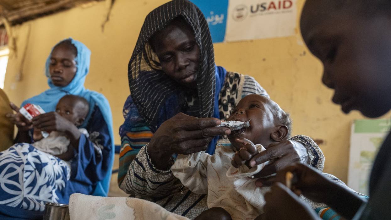 Children receive aid